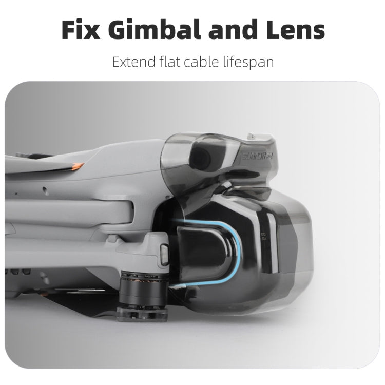 Tapa de lente transparente con estabilizador integrado, protector del sistema de visión para DJI Air 3S (gris) — imagen 3