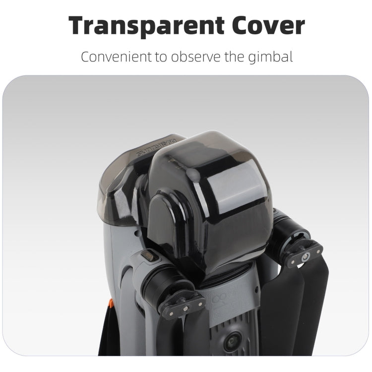Tapa de lente transparente con estabilizador integrado, protector del sistema de visión para DJI Air 3S (gris) — imagen 4