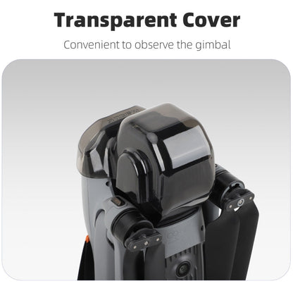 Tapa de lente transparente con estabilizador integrado, protector del sistema de visión para DJI Air 3S (gris) — imagen 4