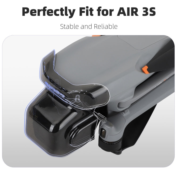 Tapa de lente transparente con estabilizador integrado, protector del sistema de visión para DJI Air 3S (gris) — imagen 6