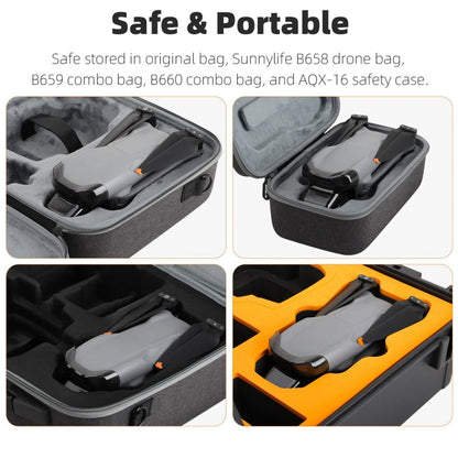 Tapa de lente transparente con estabilizador integrado, protector del sistema de visión para DJI Air 3S (gris) — imagen 7