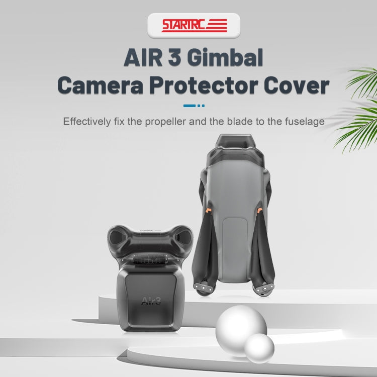 Cubierta STARTRC protectora de lente Cubierta de cardán para DJI Air 3 (negro transparente) — imagen 3