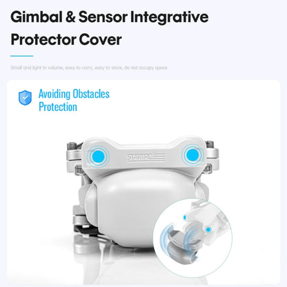Tapas de lentes STARTRC Sensor de visión Cubierta parasol para DJI Mini 4 Pro (blanco) — imagen 6