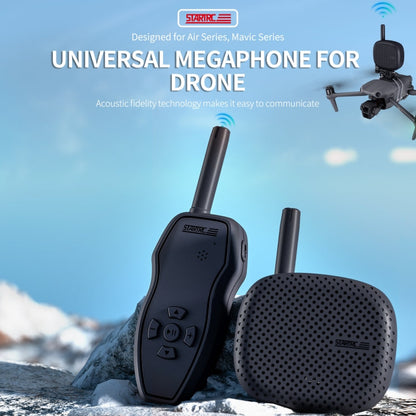 STARTRC Dron Megáfono Altavoz portátil inalámbrico Control de 3KM (Negro) — imagen 2