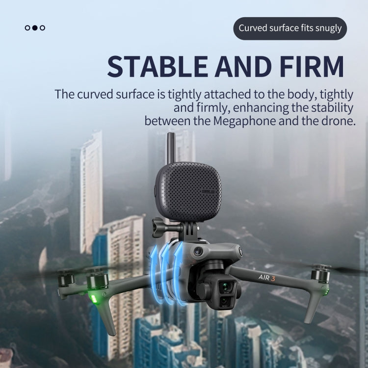 STARTRC Dron Megáfono Altavoz portátil inalámbrico Control de 3KM (Negro) — imagen 6