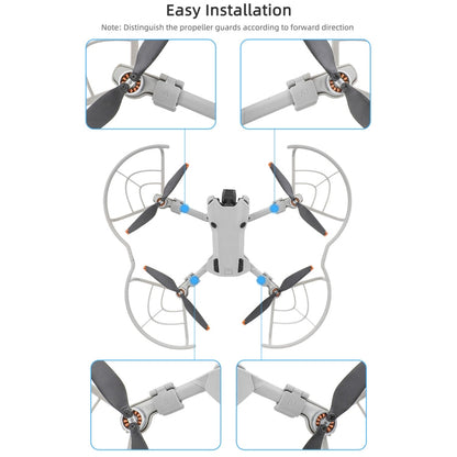 Hélice Sunnylife N4P-KC712 Dron Protector Anillo anticolisión para DJI Mini 4 Pro (Gris) — imagen 8