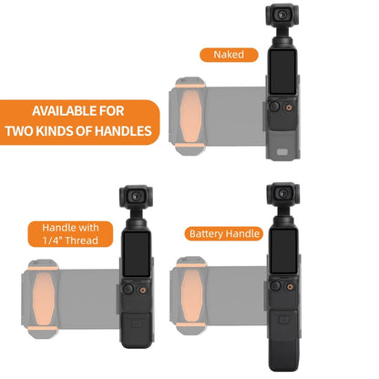 Soporte de abrazadera Sunnylife OP3-AD744 para teléfono expandido con estuche de almacenamiento para DJI Osmo Pocket 3 (negr…