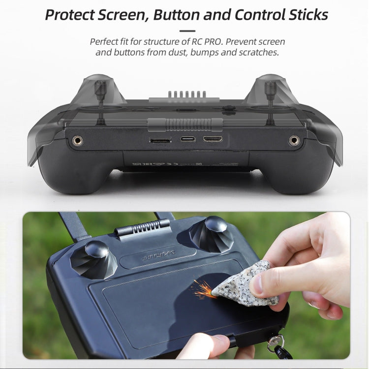 Cubierta RC Pro Sunnylife 2 en 1 Protector de controlador Parasol Protector de pantalla Monitor parasol (negro) — imagen 8