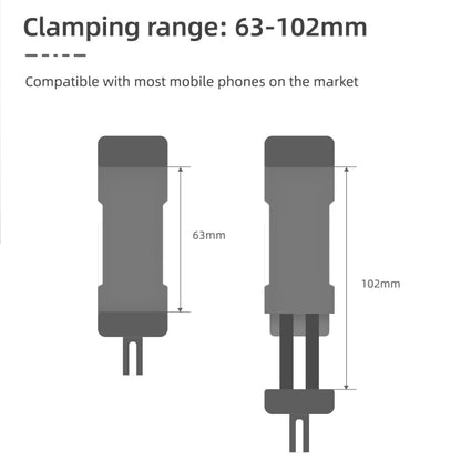 Soporte Sunnylife frontal para teléfono Soportes de expansión para trípode de mano para DJI Osmo Pocket 3 (negro) — imagen 9