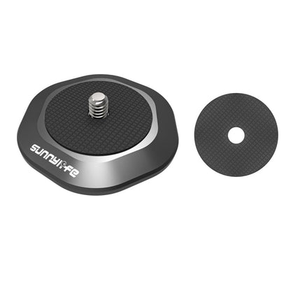 Base Sunnylife magnética de metal Universal Adaptador de 1/4 de pulgada Base de soporte pivotante de aleación de aluminio pa…
