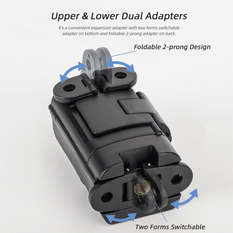 Soporte de funda Adaptador de expansión Sunnylife Adaptador de ganchos dobles plegables protectora para DJI Osmo Pocket 3 (n…