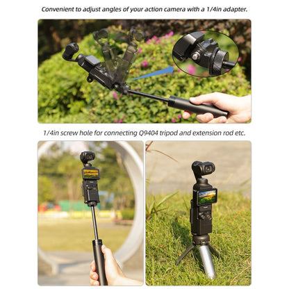 Soporte de funda Adaptador de expansión Sunnylife Adaptador de ganchos dobles plegables protectora para DJI Osmo Pocket 3 (n…