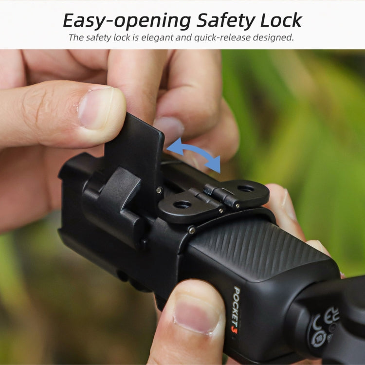 Soporte de funda Adaptador de expansión Sunnylife Adaptador de ganchos dobles plegables protectora para DJI Osmo Pocket 3 (n…