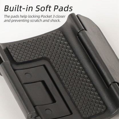 Soporte de funda Adaptador de expansión Sunnylife Adaptador de ganchos dobles plegables protectora para DJI Osmo Pocket 3 (n…