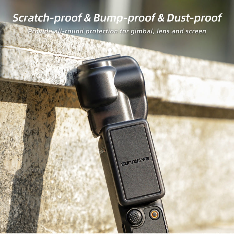 Cubierta de cardán Sunnylife Protector de cámara con integrado para DJI Osmo Pocket 3 (negro) — imagen 6