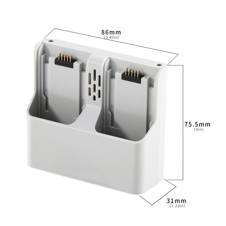 Hub de carga de batería Butler de dos vías para DJI Neo (gris) — imagen 3