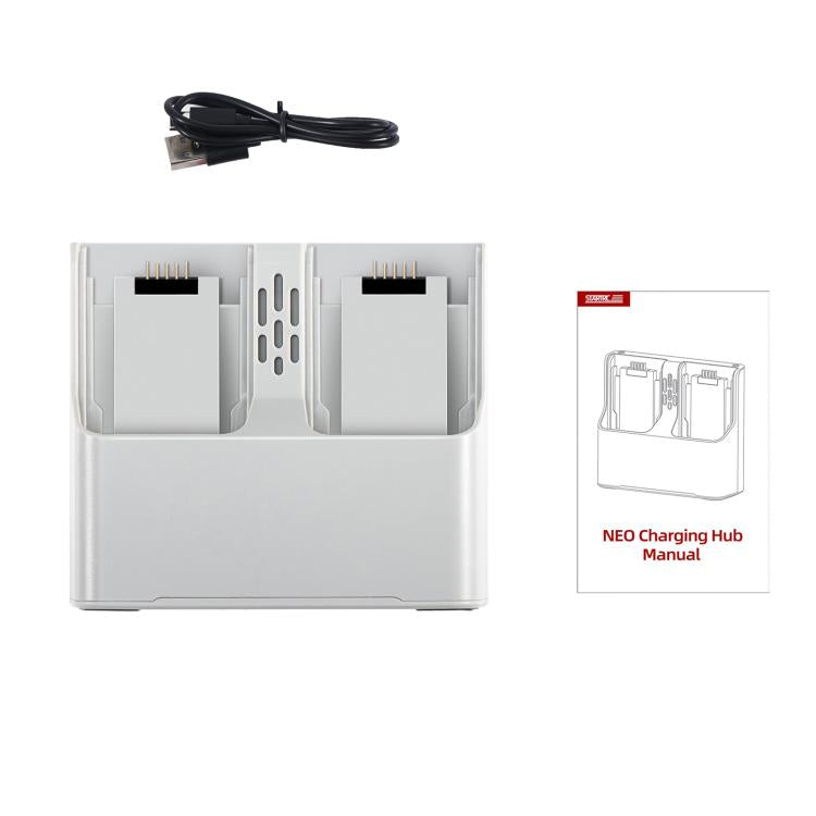 Hub de carga de batería Butler de dos vías para DJI Neo (gris) — imagen 4