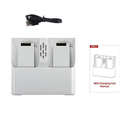 Hub de carga de batería Butler de dos vías para DJI Neo (gris) — imagen 4