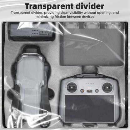 Bolso de hombro de PU para DJI Air 3S / Avata 2 (gris) para DJI DJI Air 3S, DJI Avata 2 — imagen 7