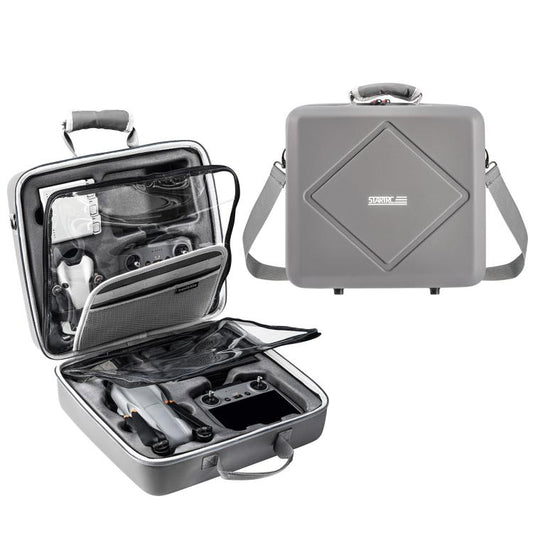 Bolso de hombro de PU para DJI Mini 4 Pro / Air 3S (gris) para DJI DJI Mini 4 Pro, DJI Air 3S