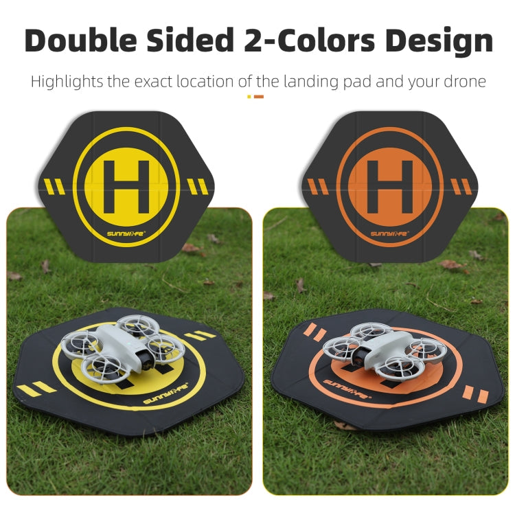 Plataforma de aterrizaje para drones Sunnylife de 35 cm, de cuero de doble cara, plegable y resistente al agua, y para DJI M…