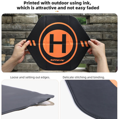 Plataforma de aterrizaje para drones Sunnylife de 35 cm, de cuero de doble cara, plegable y resistente al agua, y para DJI M…