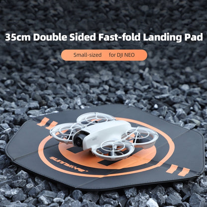 Plataforma de aterrizaje para drones Sunnylife de 35 cm, de cuero de doble cara, plegable y resistente al agua, y para DJI M…