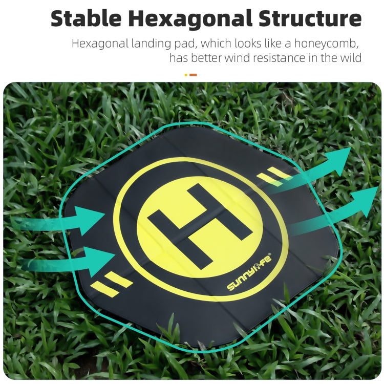 Plataforma de aterrizaje para drones Sunnylife de 35 cm, de cuero de doble cara, plegable y resistente al agua, y para DJI M…