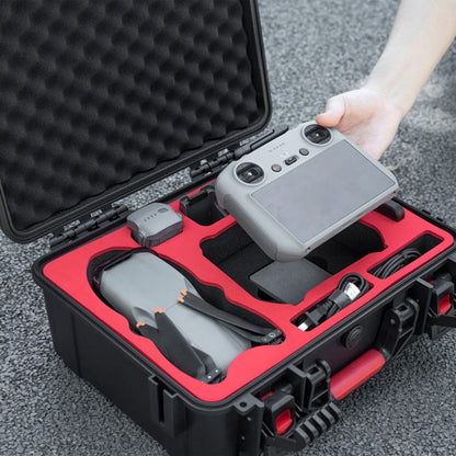 Estuche de almacenamiento tipo estuche ABS resistente al agua STARTRC para DJI Air 3S (negro) — imagen 4