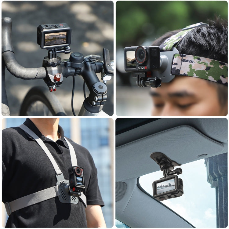 Trípode Adaptador de para cámara de acción con soporte de liberación rápida magnético plegable Sunnylife para DJI Osmo Actio…