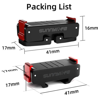 Soporte de liberación Pro / 4 / 3 Sunnylife rápida magnético plegable + Adaptador de zapata fría magnética para DJI Osmo Act…
