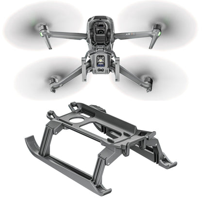 Bastidor de entrenamiento para tren de aterrizaje elevado, anticaídas y antisuciedad, plegable para DJI Air 3S (gris)