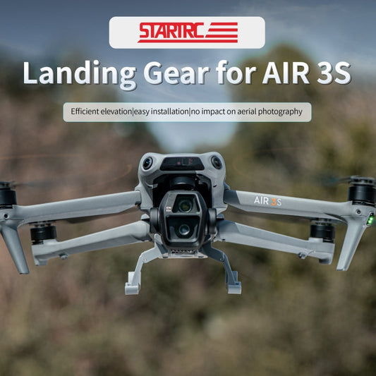 Bastidor de entrenamiento para tren de aterrizaje elevado, anticaídas y antisuciedad, plegable para DJI Air 3S (gris) — imag…