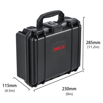 Estuche de almacenamiento tipo estuche de doble capa EVA ABS resistente al agua con cerradura de combinación TSA STARTRC par…