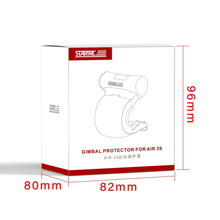 Cubierta protectora de lente, cubierta de cardán para DJI Air 3S (negra transparente) — imagen 11