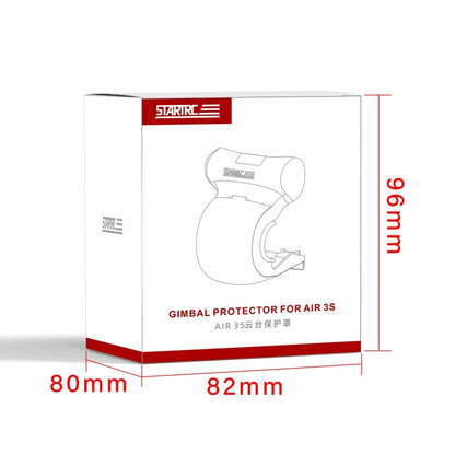 Cubierta protectora de lente, cubierta de cardán para DJI Air 3S (negra transparente) — imagen 11