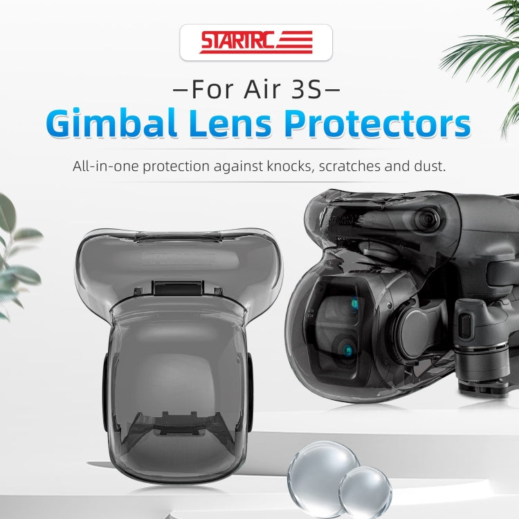 Cubierta protectora de lente, cubierta de cardán para DJI Air 3S (negra transparente) — imagen 5
