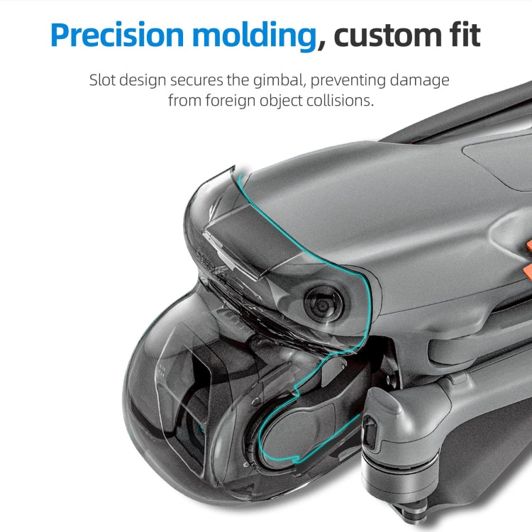 Cubierta protectora de lente, cubierta de cardán para DJI Air 3S (negra transparente) — imagen 7