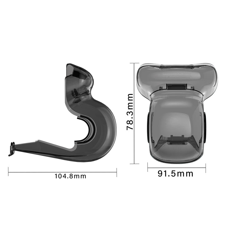 Cubierta protectora de lente, cubierta de cardán para DJI Air 3S (negra transparente) — imagen 9