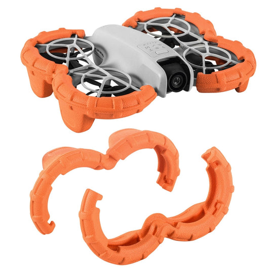Hélice Parachoques protector de flotante antihundimiento ligero para DJI Neo (naranja)
