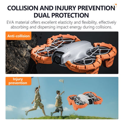 Hélice Parachoques protector de flotante antihundimiento ligero para DJI Neo (naranja) — imagen 4