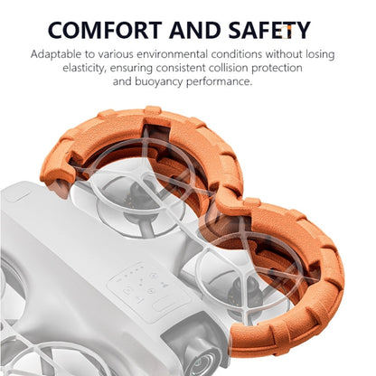 Hélice Parachoques protector de flotante antihundimiento ligero para DJI Neo (naranja) — imagen 5