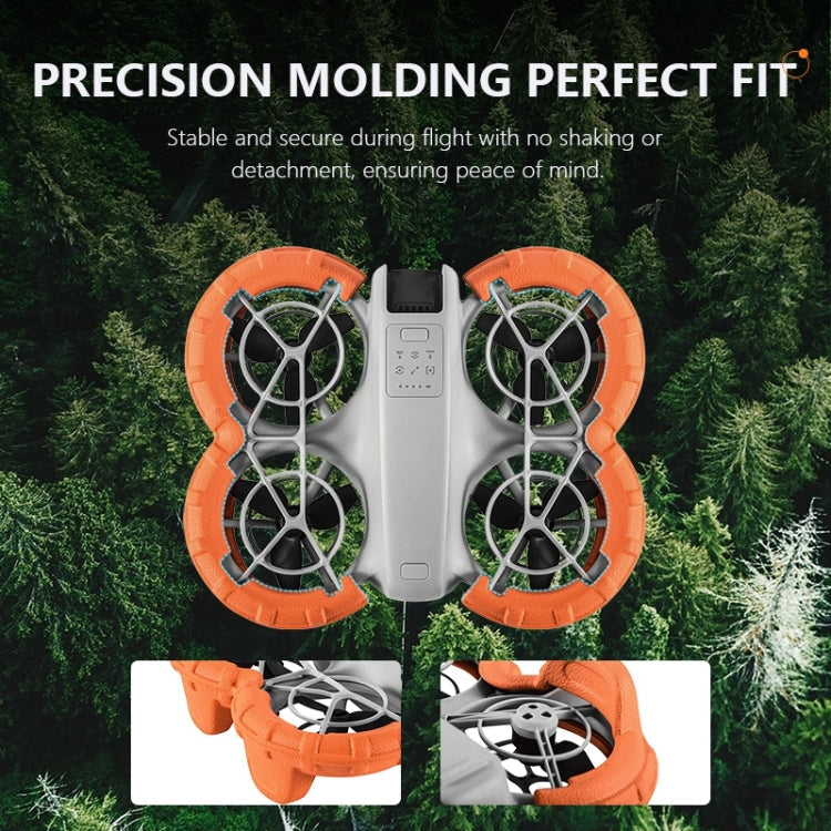 Hélice Parachoques protector de flotante antihundimiento ligero para DJI Neo (naranja) — imagen 6
