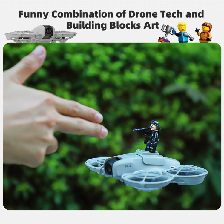 Adaptador de bloques de construcción, divertidos ladrillos de construcción, accesorios de expansión de juguete para DJI Neo……