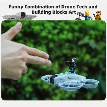 Adaptador de bloques de construcción, divertidos ladrillos de construcción, accesorios de expansión de juguete para DJI Neo……