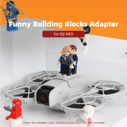 Adaptador de bloques de construcción, divertidos ladrillos de construcción, accesorios de expansión de juguete para DJI Neo……