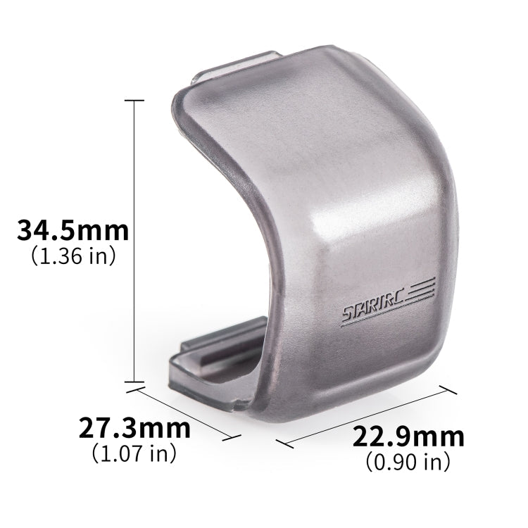Cubierta protectora para lente y estabilizador para DJI Neo (negra transparente) — imagen 2
