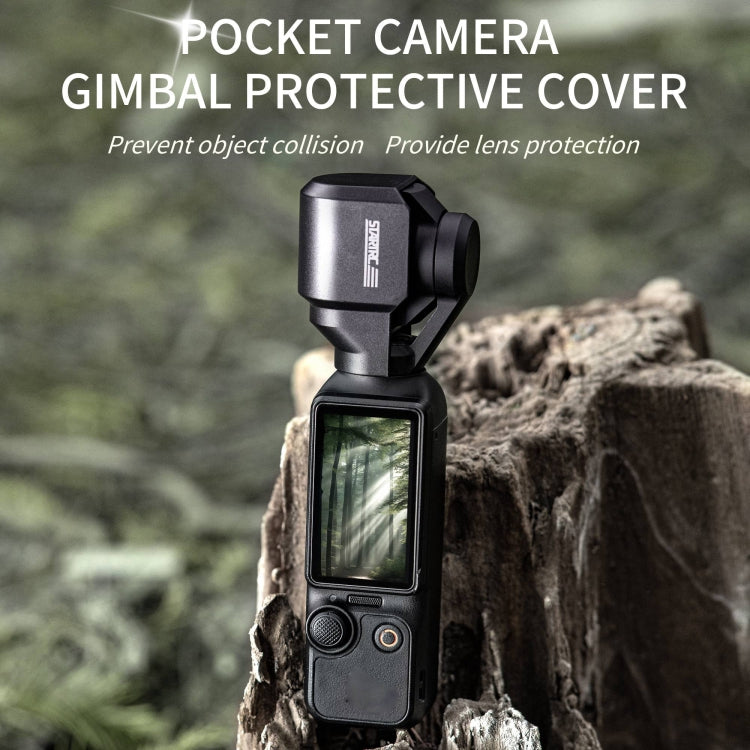 Lente STARTRC 2 en 1 Gimbal Cámara Cubierta Parasol para DJI Osmo Pocket 3 (Negro) — imagen 5