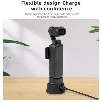 Soporte de base de escritorio STARTRC de silicona para DJI Osmo Pocket 3 (negro) — imagen 5