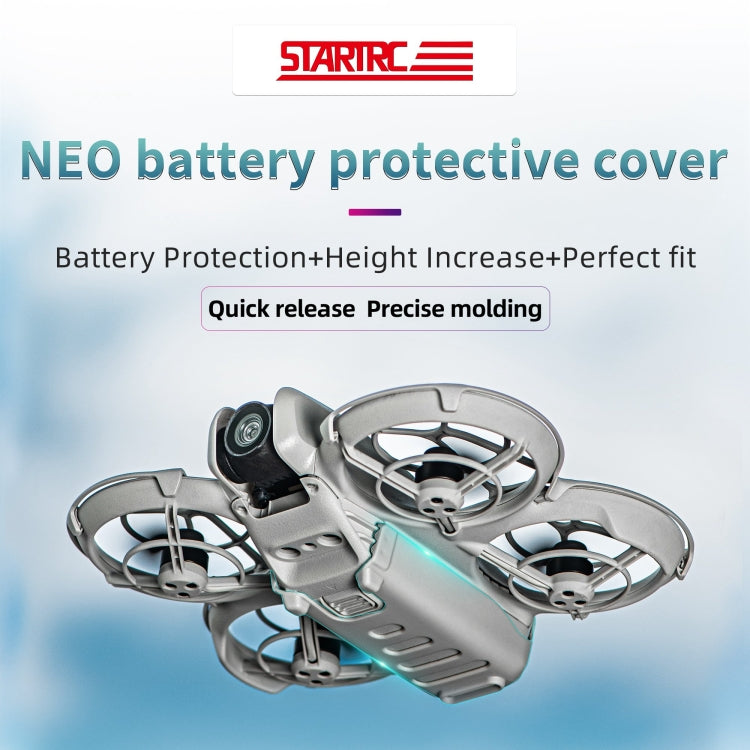 Tapa de batería y soporte para tren de aterrizaje para dron STARTR para DJI Neo (naranja) — imagen 4